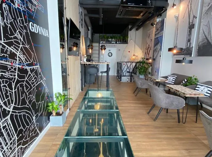 Szálloda Thruster - Rooms, Kitchen, Chill-out Zone-netflix, Lobby-netflix Gdynia